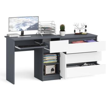Стол компьютерный СВК Мори МС-1 правый + Комод МК800.1