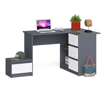 Графит/белый