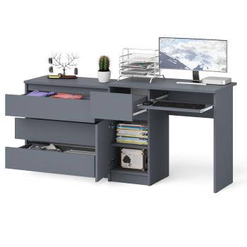 Стол компьютерный СВК Мори МС-1 левый + Комод МК800.1