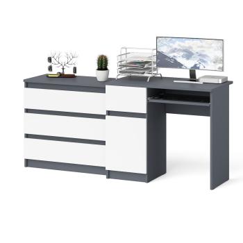 Графит/Белый