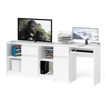 Стол компьютерный СВК Мори МС-1 левый + Тумба МТВ1204.1