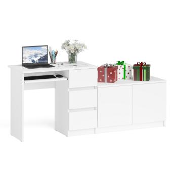 Стол компьютерный СВК Мори МС-6 правый + Тумба МА900.1