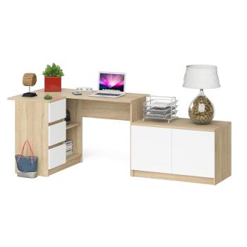 Дуб сонома/белый