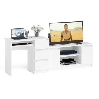 Стол компьютерный СВК Мори МС-6 правый + Тумба МТВ1200.1