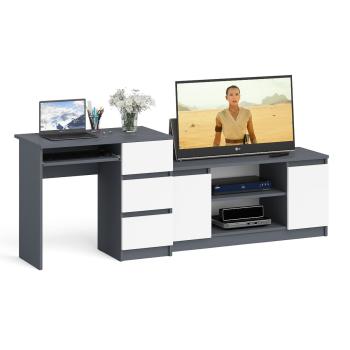 Графит/Белый