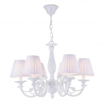 Подвесная люстра Jasmine FR2686PL-06W белая (Р)