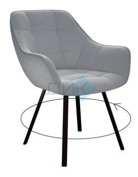 Стул поворотный DIK DikLine 252 М микровелюр B