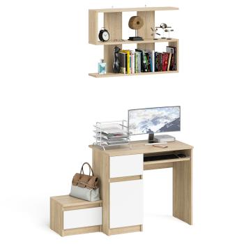 Дуб сонома/белый