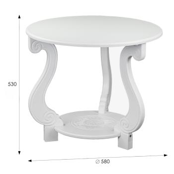 Стол журнальный Мебелик Грация (М) ЛАЙТ