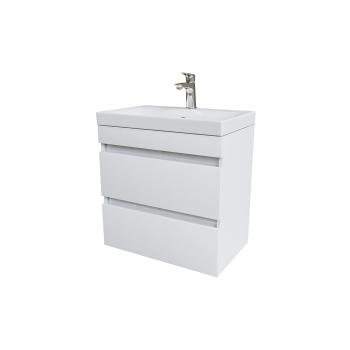 Тумба с умывальником подвесная 2 ящика IDDIS Zodiac 60 см