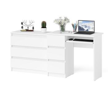 Стол компьютерный СВК Мори МС-6 левый + Комод МК800.1