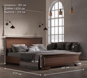 Кровать БРВ Мебель KENTAKI S320-LOZ180x200 + выкатные ящики