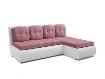 Велюр пудра НВ-178 18 + экокожа белая