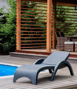 Пластиковый шезлонг ROYAL FAMILY MARK