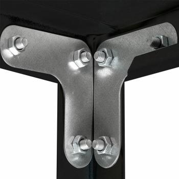 Стеллаж металлический Brabix ГРАФИТ MS KD-180/40/70-5