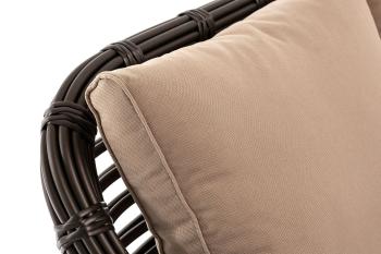 Диван из искусственного ротанга трехместный 4sis Ницца