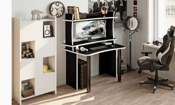 Компьютерный стол Мэрдэс СКЛ-Софт140Ч+НКИЛ140ВЛЧ