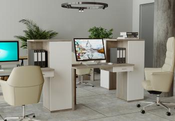 Компьютерный стол Мэрдэс СКЛ-ПРЯМ130+ШК