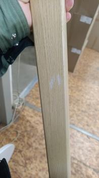 Стол обеденный Морган Белый/Дуб янтарный (У)