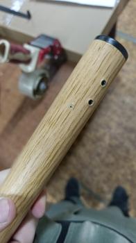 Столик журнальный SHT-CT62 черный муар/светлый орех (У)