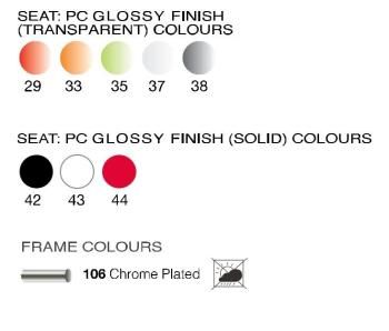 Стул прозрачный барный ReeHouse X-Treme BSL