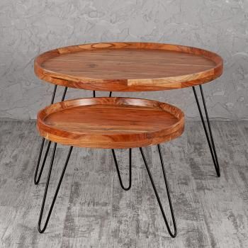 Комплект журнальных столиков Decor of today Раунд 02246