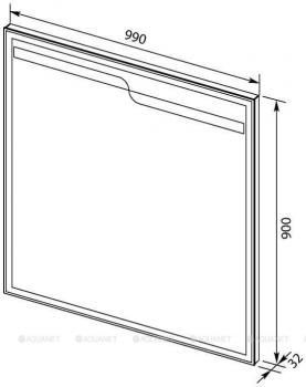 Зеркало AQUANET Модена 100