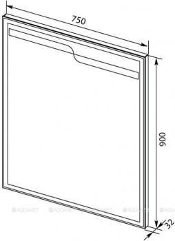 Зеркало AQUANET Модена 75