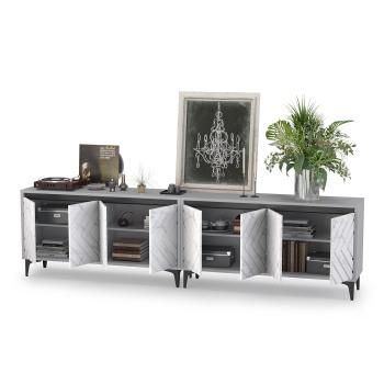 Тумба под ТВ Mobi Муар 13.261.02 + 13.261.02