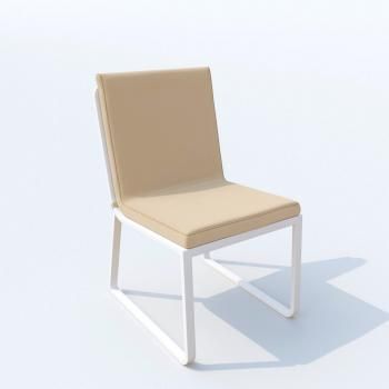 Обеденная группа Ideal Patio TELLA GIRA - стол тик 200/каркас белый