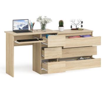 Стол компьютерный СВК Мори МС-6 правый + Комод МК800.1