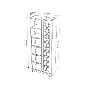 Шкаф напольный LEVE YADA MAXI MULTIPURPOSE CABINET