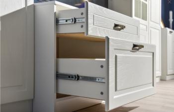 Набор мебели для гостиной Mobi Ливерпуль 1 Витрина + Пенал + Тумба + Шкаф навесной + Полка + Карниз 500 2шт