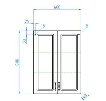 Подвесной шкаф Style Line Олеандр-2 60