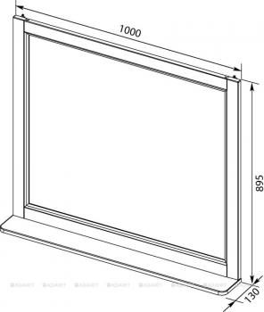 Зеркало AQUANET Бостон М 100