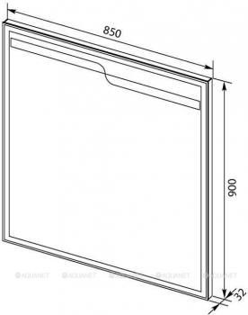 Зеркало AQUANET Модена 85