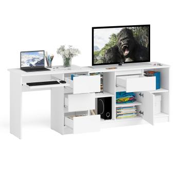 Стол компьютерный СВК Мори МС-6 правый + Тумба МТВ1204.1