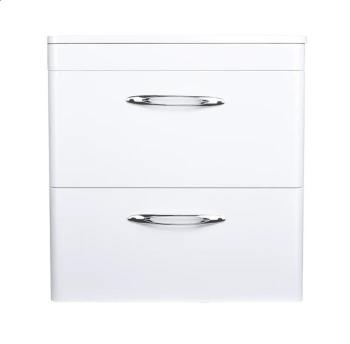 Тумба подвесная Style Line Каре 60 (2 ящ.) + Умывальник Каре Люкс 600х450