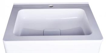 Тумба подвесная Style Line Каре 70 (2 ящ.) + Умывальник Каре Люкс 700х450