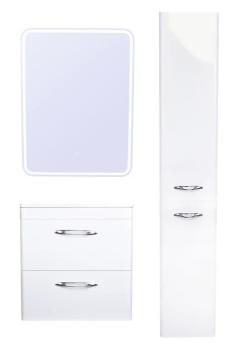 Тумба подвесная Style Line Каре 70 (2 ящ.) + Умывальник Каре Люкс 700х450