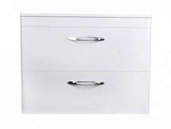 Тумба подвесная Style Line Каре 80 (2 ящ.) + Умывальник Каре Люкс 800х450