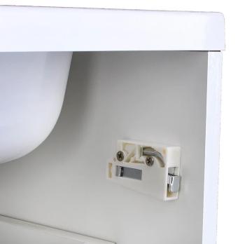 Тумба подвесная Style Line Каре 80 (2 ящ.) + Умывальник Каре Люкс 800х450