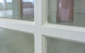 Набор мебели для гостиной Mobi Ливерпуль 1 Витрина + Пенал + Тумба + Шкаф навесной + Полка + Карниз 500 2шт