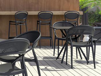 Стул пластиковый барный Siesta Contract Marcel Bar 75