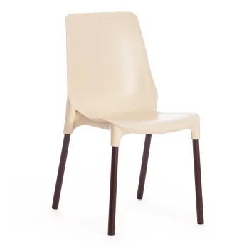 бежевый/коричневые ножки