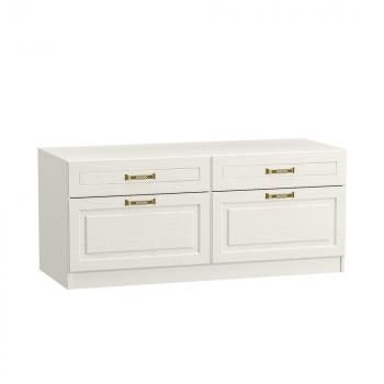 Набор мебели для гостиной Mobi Ливерпуль 3 Пенал 2шт + Витрина 2шт + Тумба + Шкаф навесной + Полка + Карниз 1000 2шт