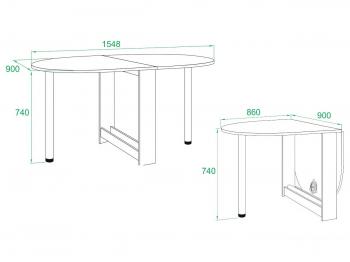 Стол обеденный Сокол СП-12
