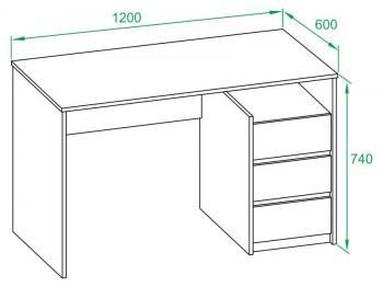 Стол письменный Сокол СПм-21