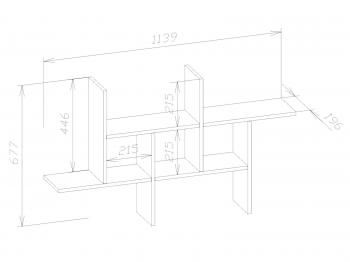 Полка книжная Сокол ПК-6