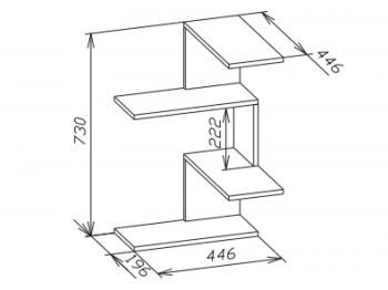 Полка книжная Сокол ПК-7